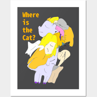 Where is the cat? Posters and Art